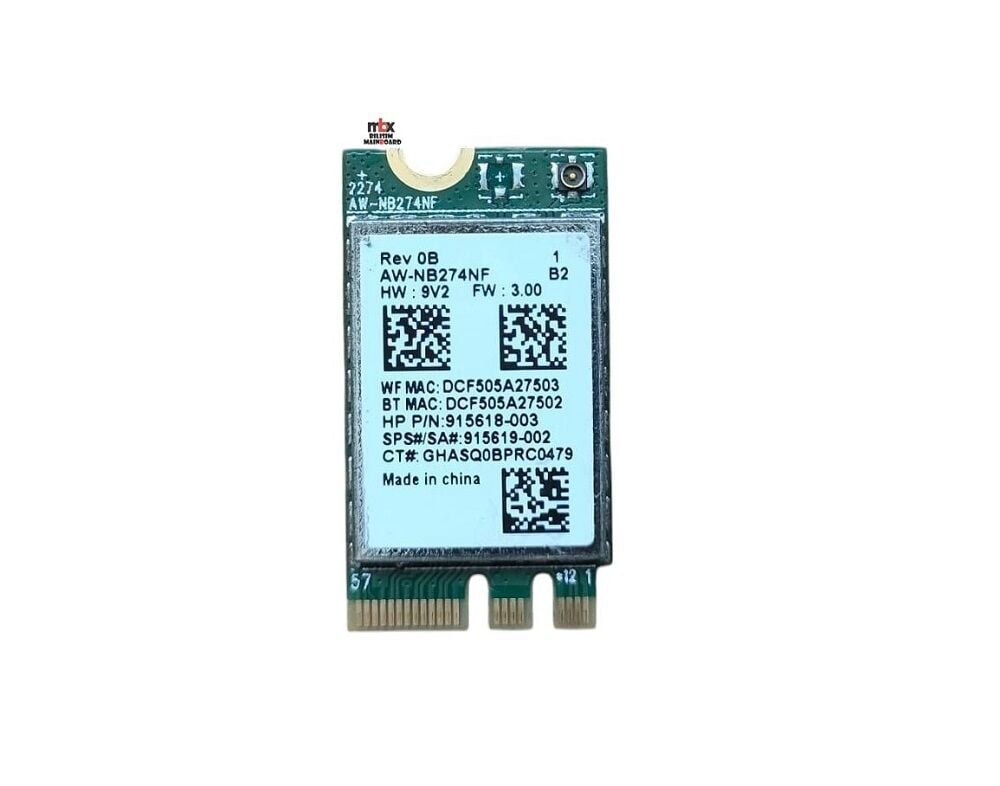 HP Pavilion 250 G7 255 G57 15-Da 15-Db TPN-C135 TPN-C136 Orijinal Wifi Ağ Kartı AW-NB274NF 915619-002 RTL8723DE