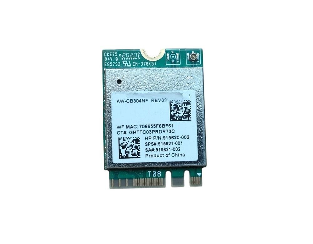 HP Pavilion 250 G7 255 G57 15-Da 15-Db TPN-C135 TPN-C136 Orijinal Wifi Ağ Kartı RTL8821CE AW-CB304NF 915621-001