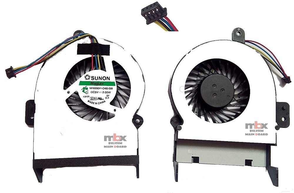 Orjinal Asus X55U X55V X55VD X55 X55A X55C Notebook Cpu Fan 13GN0O1AM010
