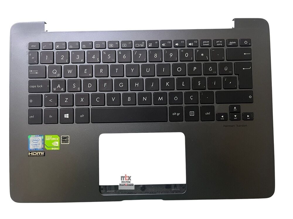 Asus Zenbook UX430 UX430UA UX430UQ UX430UN U430UAR 13N1-2YA0G21 Orijinal Klavye Kasa Üst Kasa