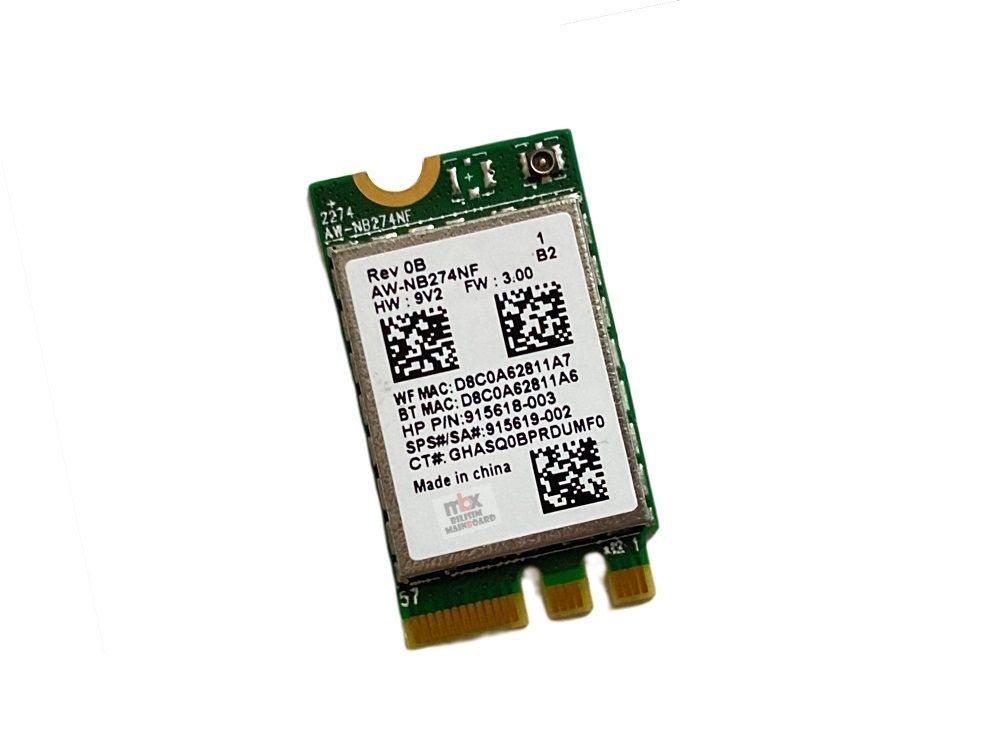 Hp Pavilion 15dy-1085nr 14-DQ 15S-FQ 15S-EQ 15-EF 15-EF0023DX 15-ef0022nr Notebook Wifi Ağ Kartı 915618-003 AW-NB274NF RTL87230E