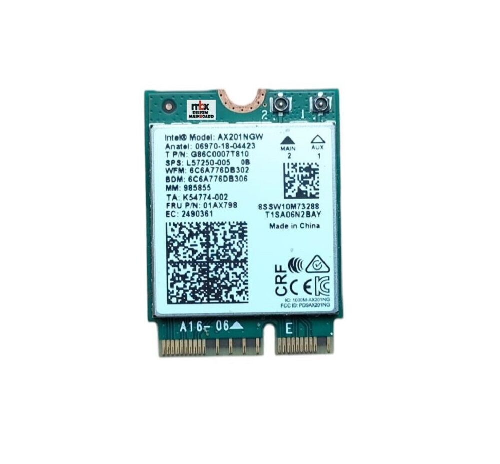 L57250-005 Dell Vostro 5590 V5590 P88F P88F001 Orijinal Wifi Ağ Kartı L57250-005