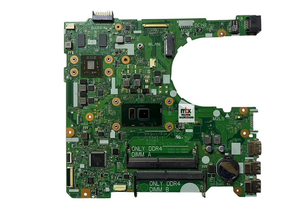 Vegas/Turis SKL/KBL 15341-1 Anakart Dell Inspiron 14 3467 15 3567 15 Anakart