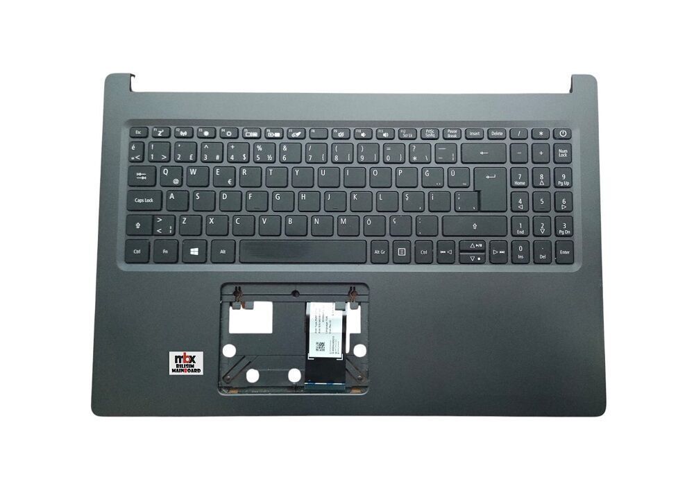 EAZAU00401A Acer Aspire 3 A315-55 A315-55KG-31E4 Orijinal Üst Kasa Klavye Kasa EAZAU00401A