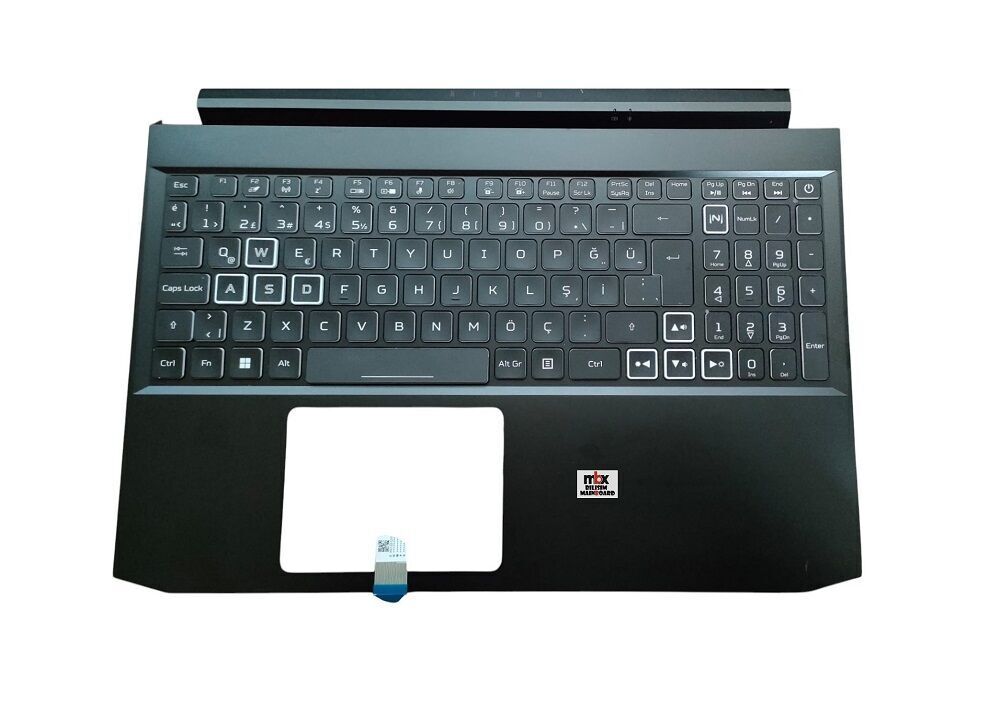 EC3AT000100 Acer Nitro 5 AN515-45-RB7E AN515-55 AN515-57 Orijinal Üst Kasa Klavye Kasa EC3AT000100