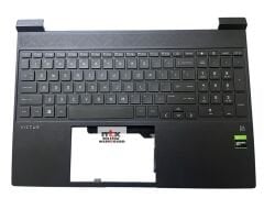 HP Victus Gaming 15FA 15-FA 15-FB 15T-FA 15-FA 15-FB 15Z-FB 15-FA000NT 16-N 14-EK TPN-Q278 TPN-Q279 15-FA0031DX Orijinal Klavye Üst Kasa