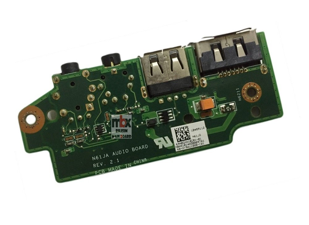 Orjinal Asus N61 N61JA N61J N61VJ N61JV N61VG N61VF N61V N61VN N61VF N61JVW X64 X64DA X64J X64JA X64JQ X64JV X64V X64VF X64VG X64VN Notebook Audio Usb Board 69N0GXA10C01