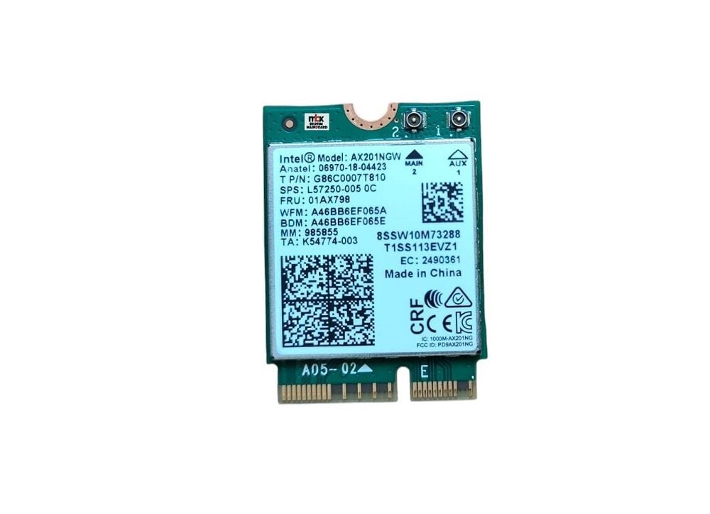 Monster Abra A7 V11.3 Orijinal Wifi Ağ Kartı AX201NGW 01AX798 L57250-005