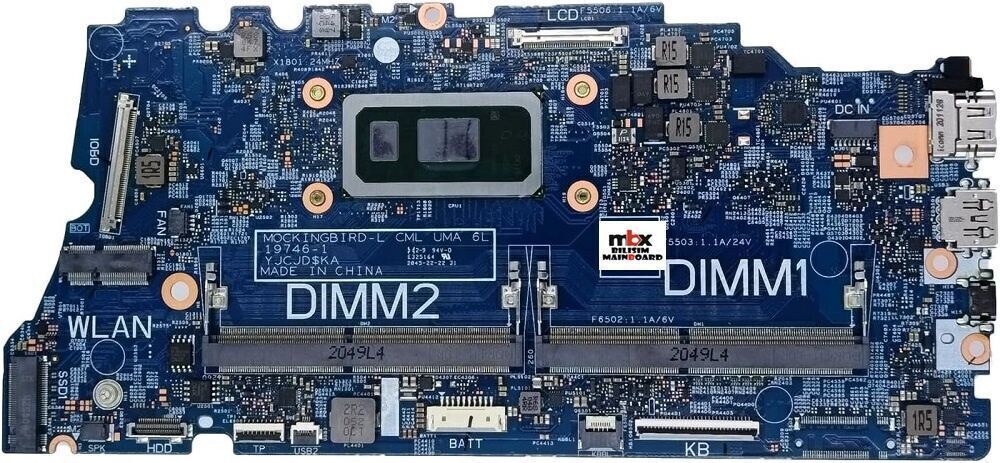 Dell Latitude E3510 Orijinal Anakart Mockingbird-L CML UMA 6L 19746-1