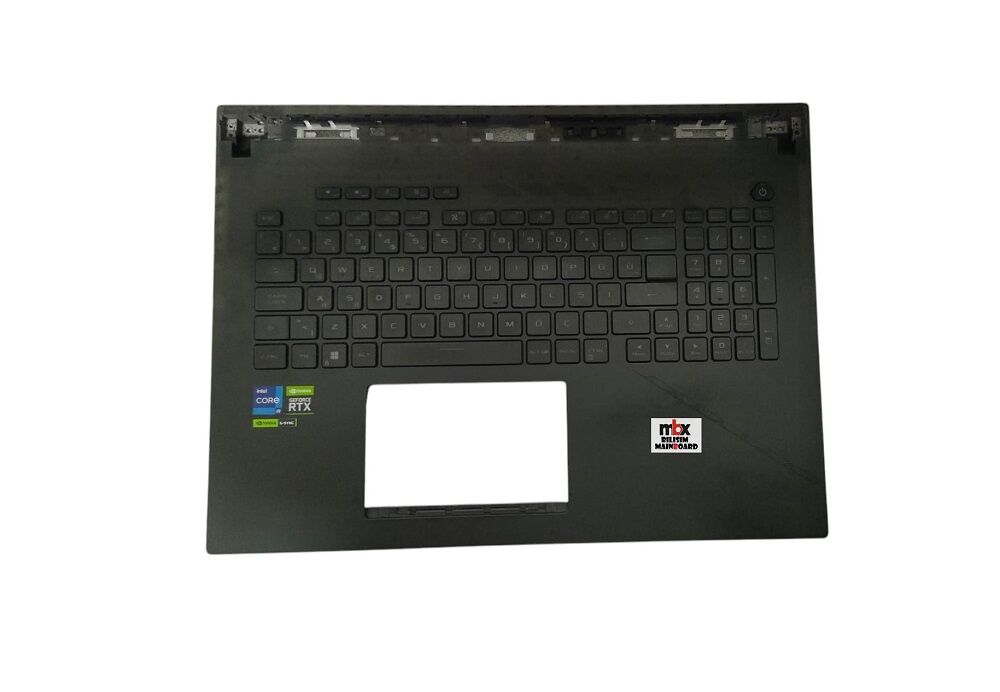 ASUS ROG Strix SCAR 18 G834JY-N6091X Orijinal Üst Kasa Klavye Kasa Işıklı 13NR0CG1P04011 6070B7189411