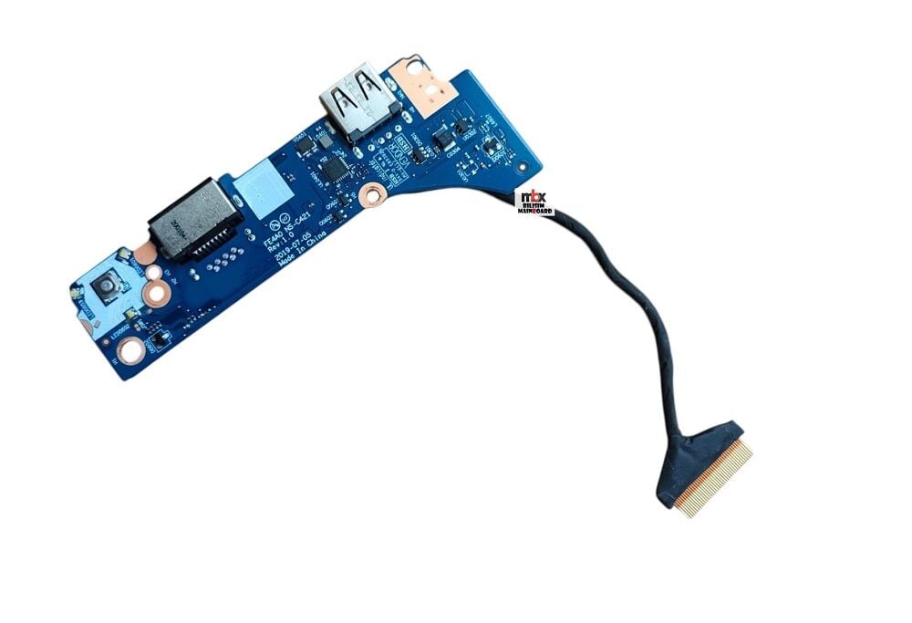 Lenovo Thinkpad E14 Gen 1 20RA 20RB Orijinal Usb Audıo Power Tetik Buton Board Cable NS-C421 DC020024E20 5C50S73034