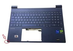 EAG3P00405P Hp Victus Gaming 15-FA 15-FA1012NT Orijinal Üst Kasa Klavye Kasa