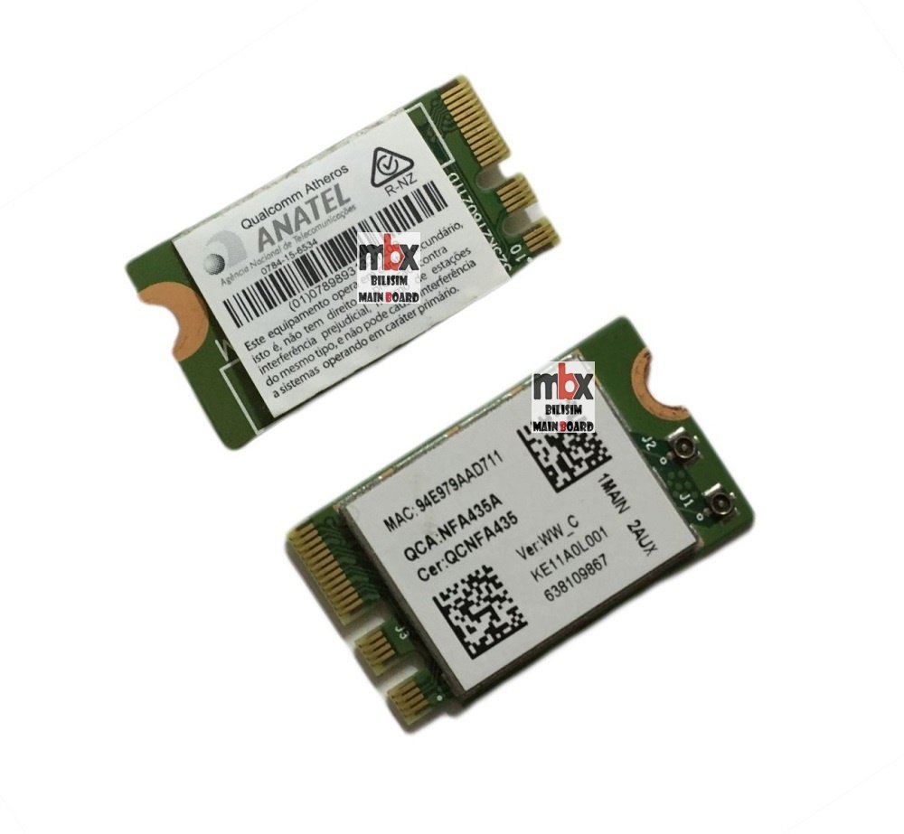 Orjinal Acer Aspıre E15 E5-575 E5-575G A315-21 Notebook Wifi Ağ Kartı KE11A0L001