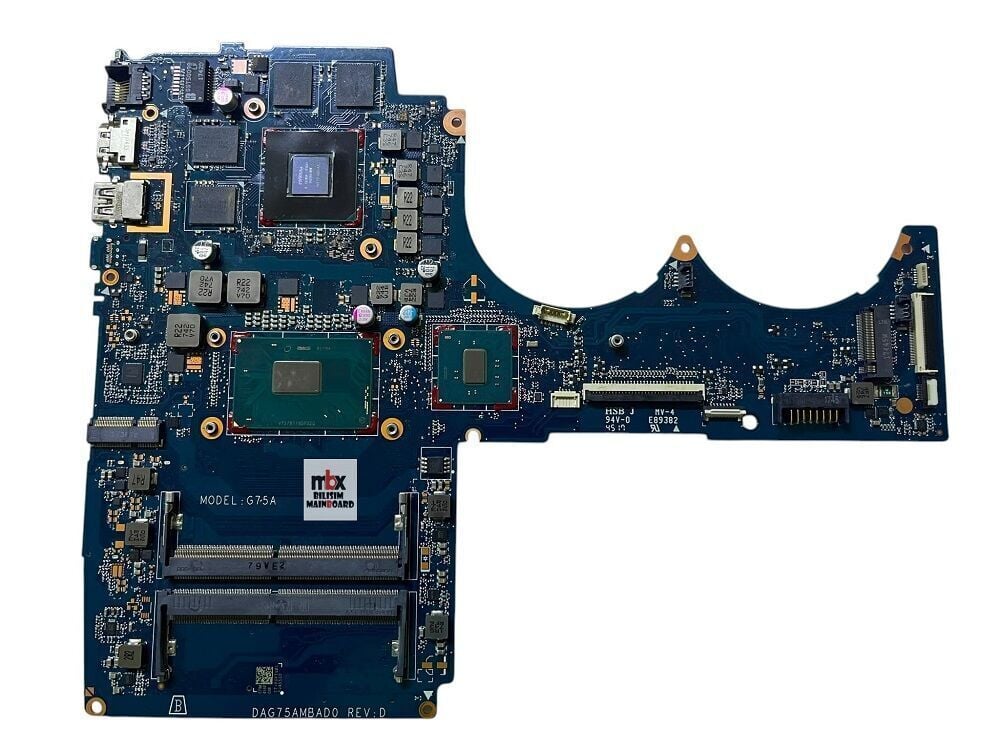 Hp Pavilion TPN-Q193 i7-7700HQ SR32Q  G75A DAG75AMBAD0 Anakart