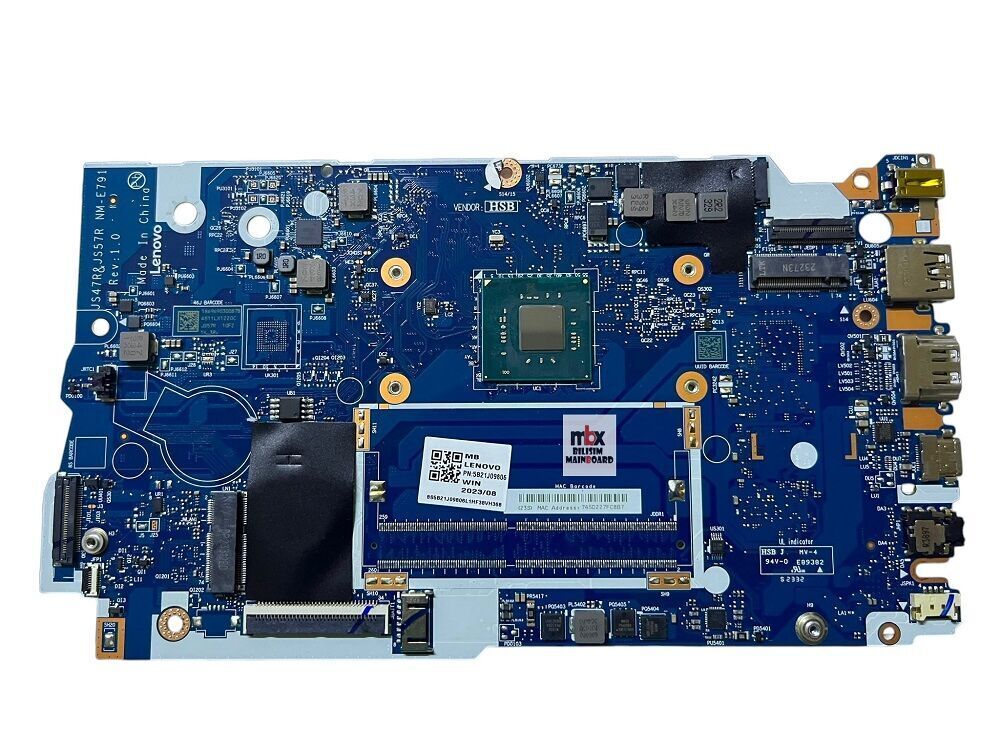 Lenovo İdeapad 1 15IAU7 Orijinal Anakart Celeron N4020 NM-E791