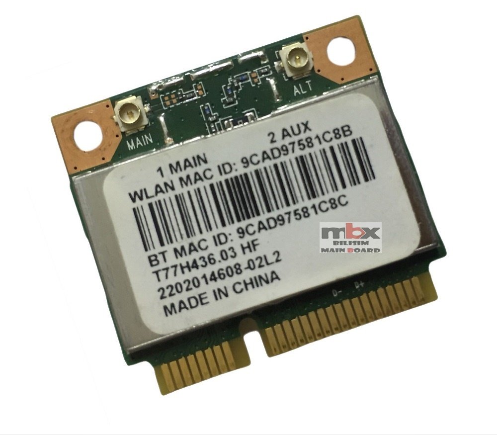 Orjinal Acer E5 Z5WAH E5-571 E5-572 E5-511 E5-521 E5-551 ES1-511 Notebook Wifi Ağ Kartı T77H436.03 QCWB335