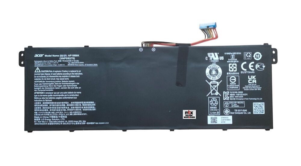 AP20CBL Acer Aspire 3 A315-24 A315-24P N23C3 Orijinal Batarya Pili AP20CBL