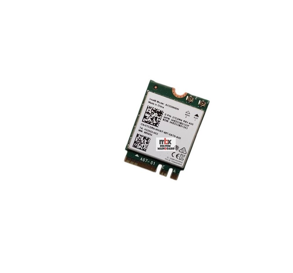 Dell Latitude 5400 5500 5501 P80F Orijinal Wifi Ağ Kartı AX200NGW 07CDRN