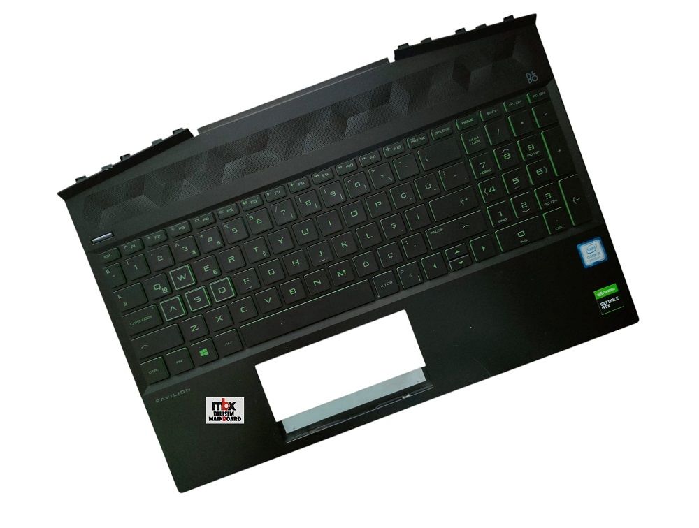 Hp Pavilion Gaming 15-DK 15T-DK 15-DK0005NT 15-DK0126TX Orijinal Üst Kasa Klavye Kasa TPN-C141 AP2K8000310
