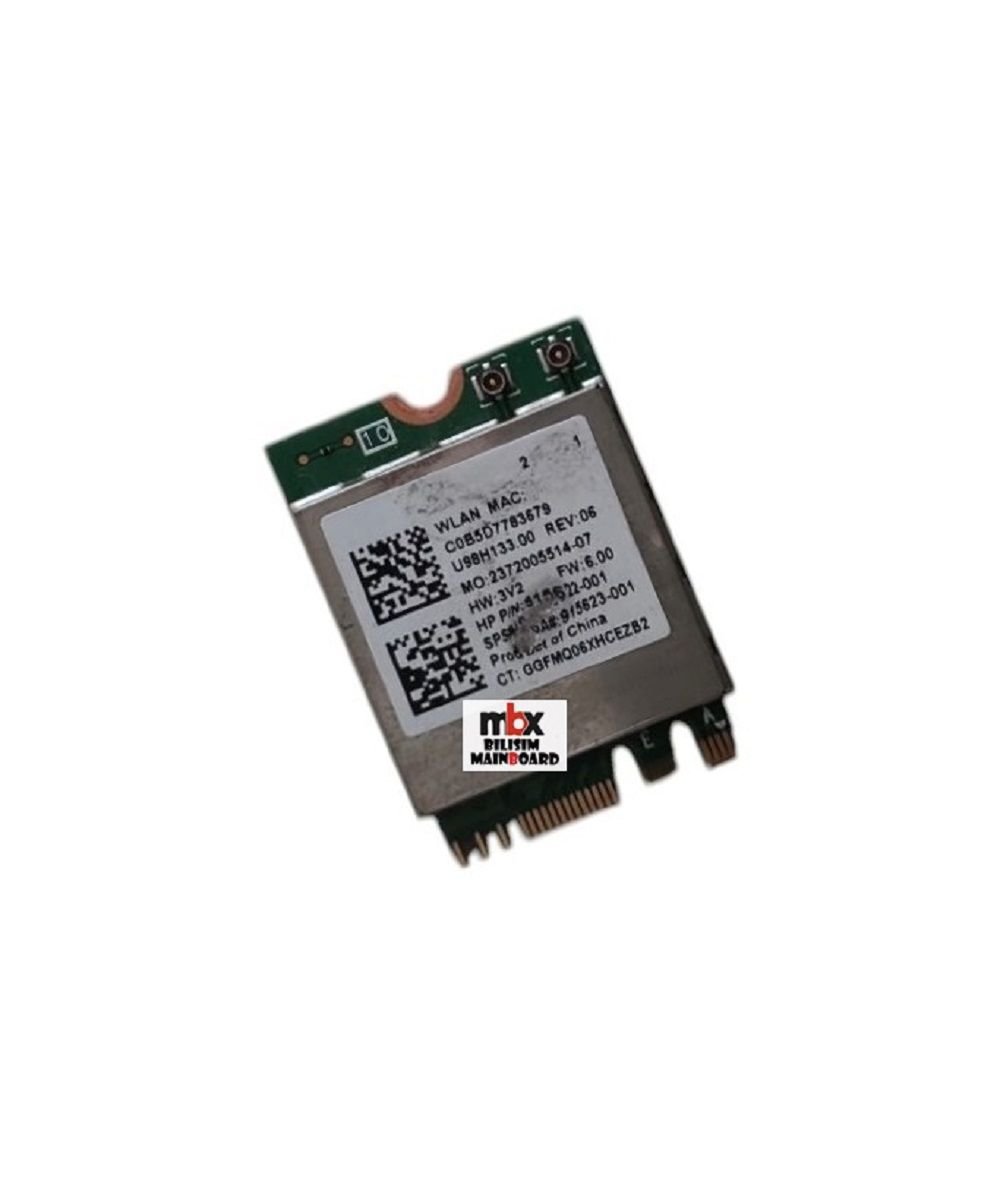 Hp Pavilion Gaming 15-CX 15-DK0005NT TPN-C133 Wifi Ağ Kartı 915623-001 915622-001