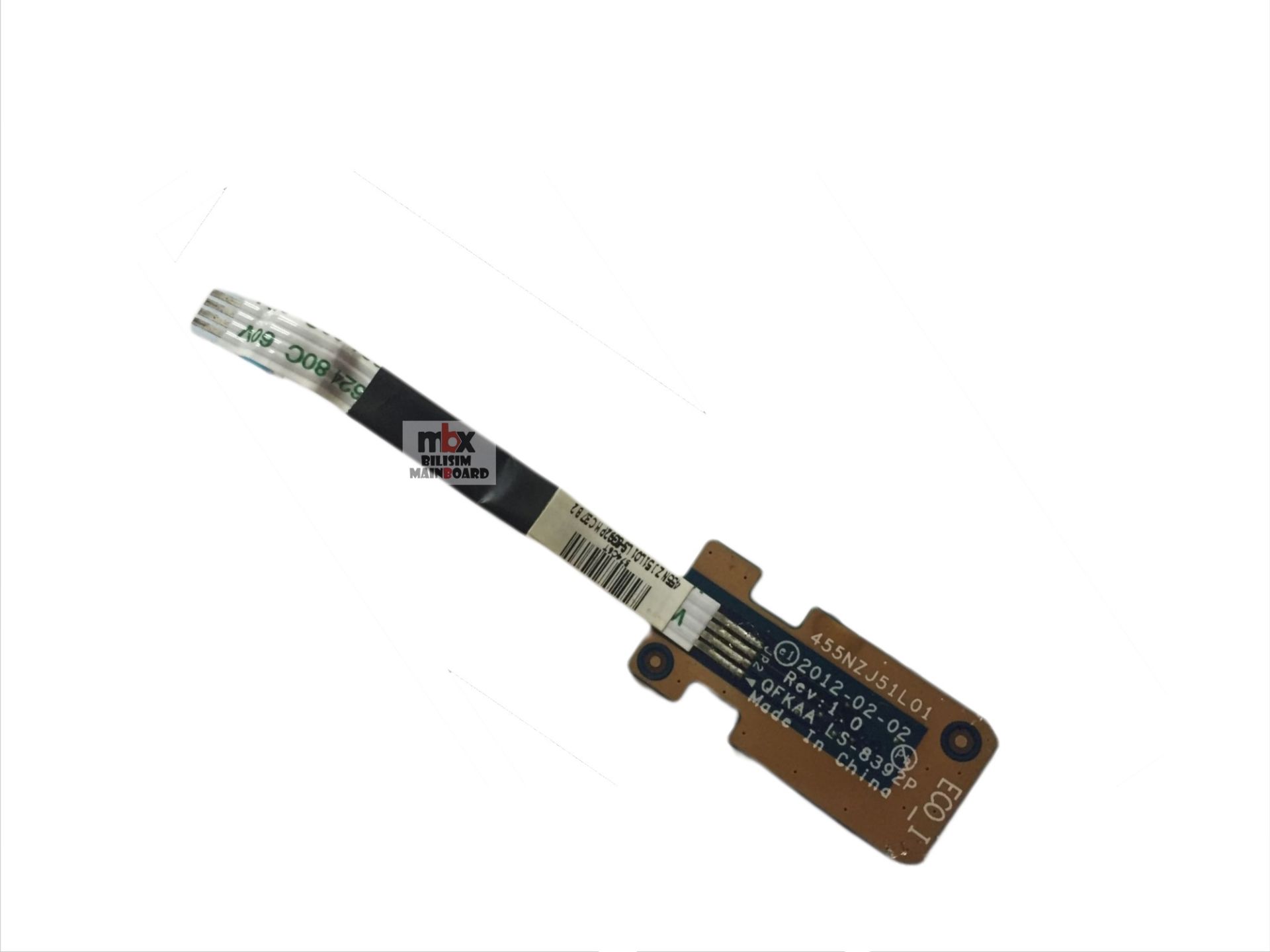 Toshiba P850 P855 Notebook Media Butonu ls-8392p 455NZI51L01