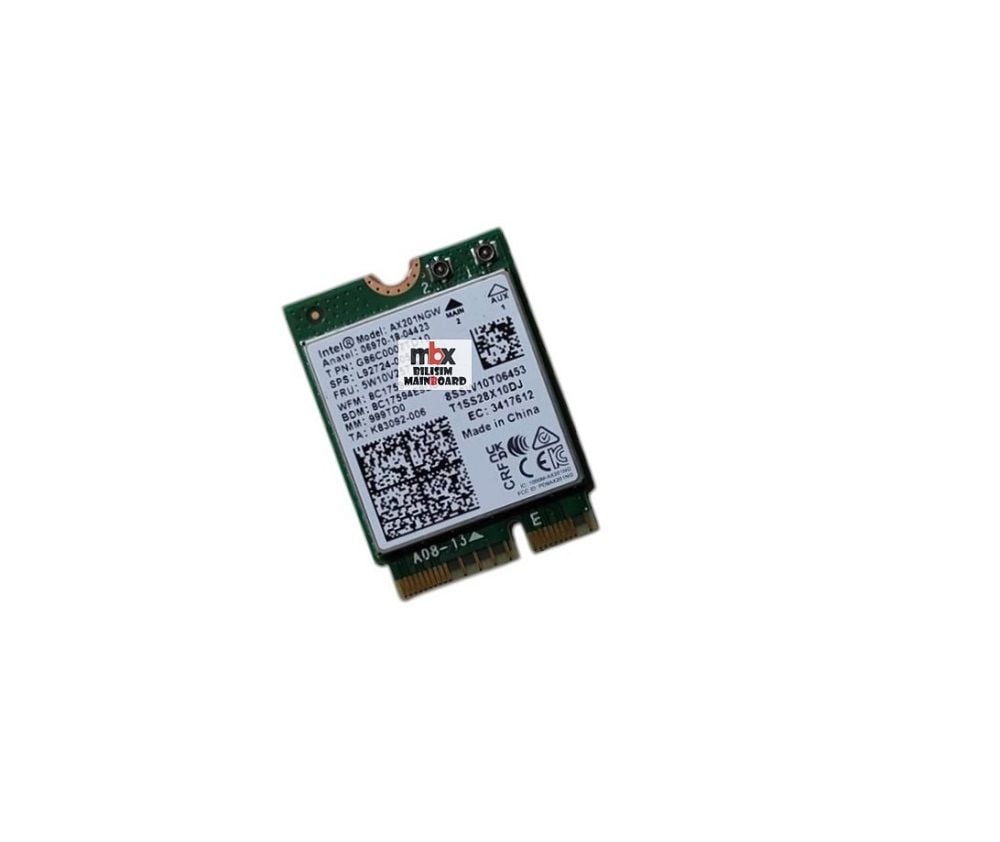Lenovo İdeapad Gaming 3 15IHU6 3-15IHU6 3-15ACH6 82K1 82K2 Orijinal Wifi Ağ Kartı AX201NGW L92724-005