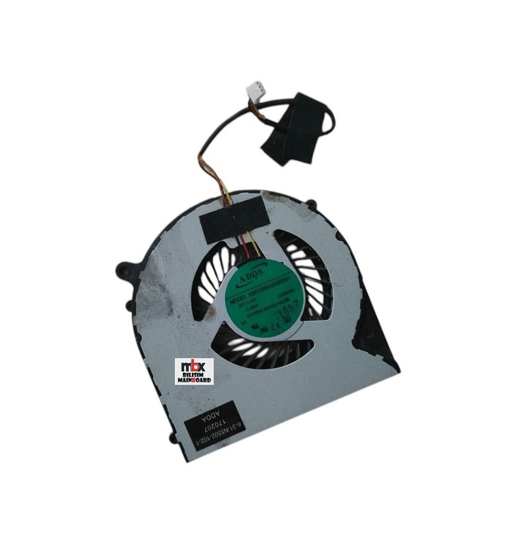 Monster Abra A5 V12.1 Orijinal Soğutucu Cpu Fan 6-31-N5502-102-1