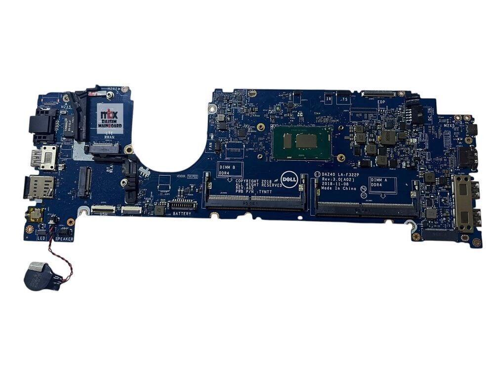 LA-F322P REV.3.0 P73G i5-8350U Anakart DAZ40 LA-F322P
