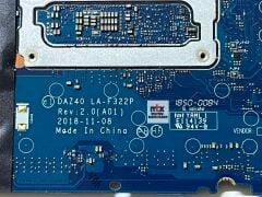 LA-F322P REV.2.0 P73G i5-8250U Anakart DAZ40 LA-F322P