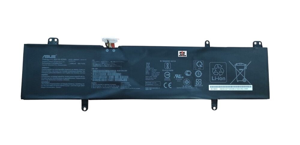 Asus VivoBook S14 S410 S410UQ S410UN S410UF X411 X411UA X411UF X411UN X411UQ K410 Orijinal Batarya Pili B31N1707