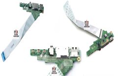 Lenovo Flex 3-1580 80R4 15.6'' Orijinal USB Ses Kartı Okuyucu Kartı Kablolu 448.03N01.0011