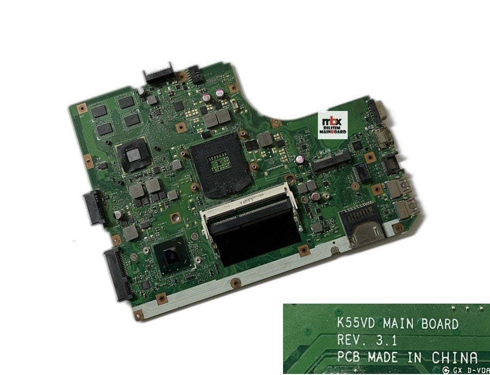ASUS K55VD K55VM K55A X55C X55VD Notebook Anakart K55VD MAINBOARD REV:3.1