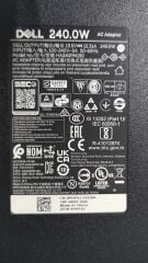 Dell 19.5V 12.31A 240W HA240PM190 CN-0PHF5J Orijinal Notebook Şarj Adaptörü