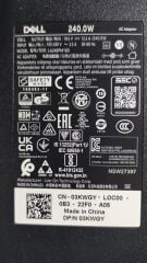 Dell G15 5520  19.5V 12.3A 240W Orijinal Notebook Şarj Adaptörü