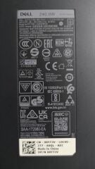 Dell 19.5V 12.31A 240W LA240PM180 CN-08YT3V Orijinal Notebook Şarj Adaptörü CN-08YT3V