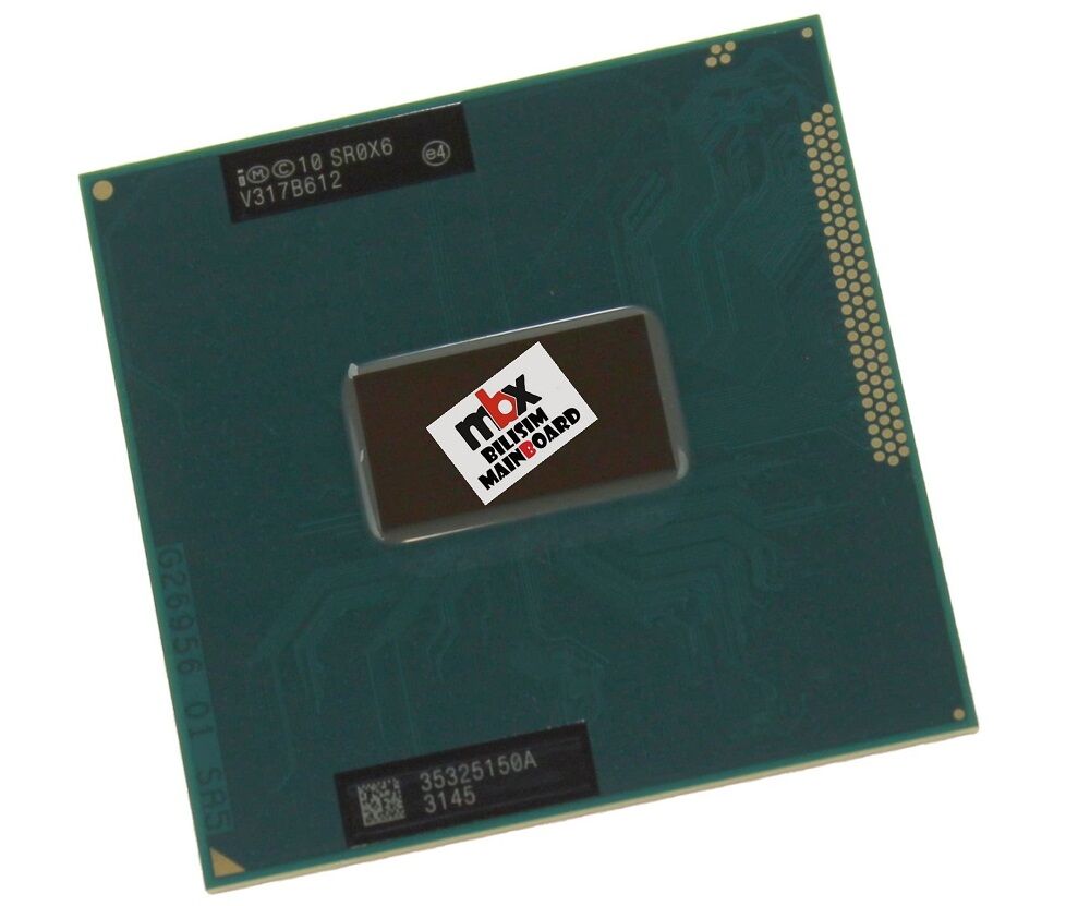 Intel Core i7-3540M SR0X6 Socket G2 PGA988B Mobil CPU işlemci 3GHz 4MB SR0X6