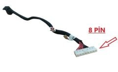 1417-00BW0AS Asus Rog GL552 GL552J GL552JX GL552V GL552VL GL552VX GL552VW GL552VW-DH71 GL552VW-DH74 Orijinal Power Dc Jack 8 PİN 1417-00BW0AS