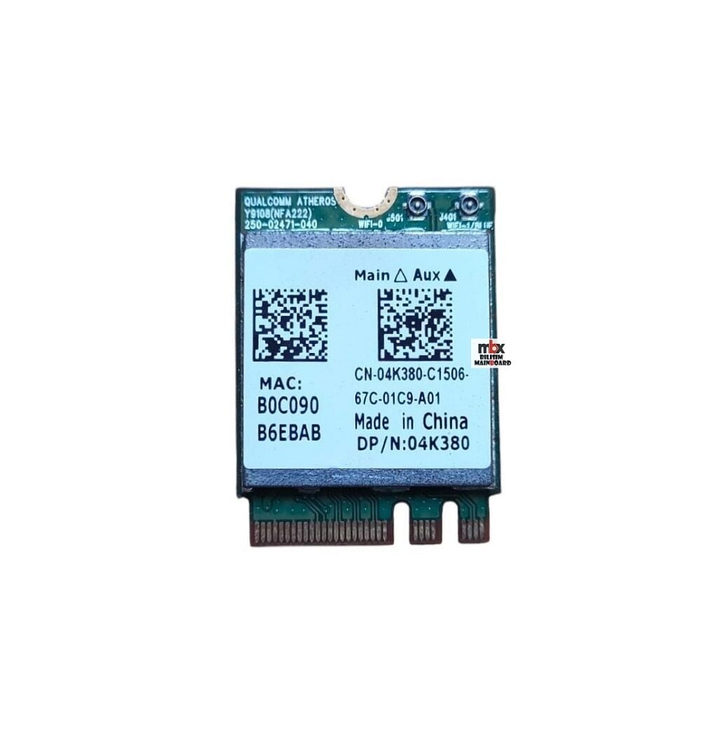 Dell Latitude 3460 3470 Orijinal Wifi Ağ Kartı QCNFA222 CN-04K380