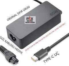 20v 3.25a 65W Usb Type-C Type C Lenovo Thinkpad Yoga 6 7 9 7i 9i 730 S730 S940 C630 C740 C930 C940 Type C Adaptör Şarj Aleti