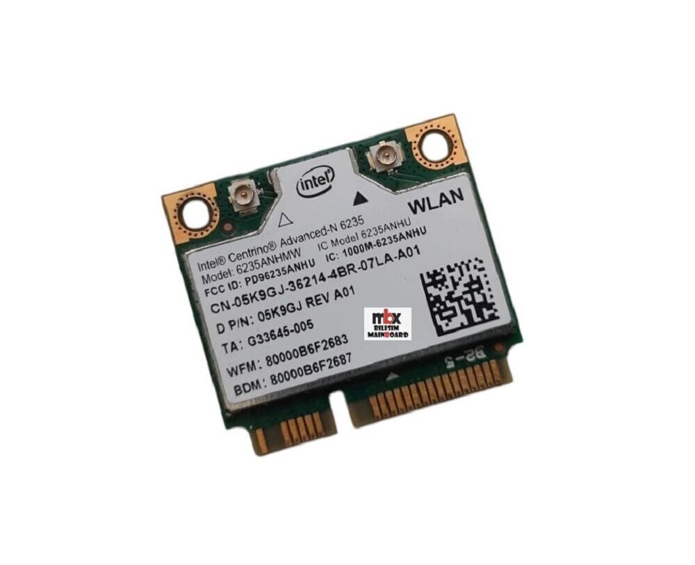 6235ANHMW Dell Latitude E6440 E6450 P38G Orijinal Wifi Ağ Kartı 6235ANHMW
