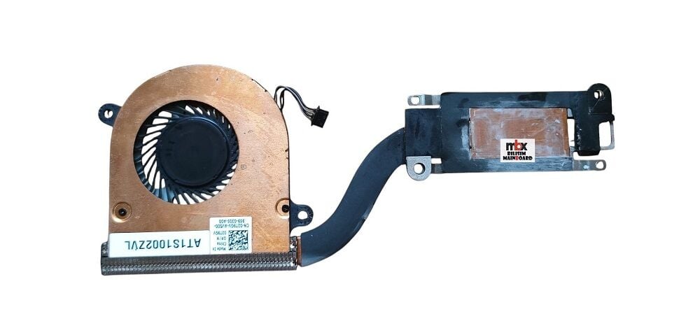 Dell Latitude 7480 7490 E7480 E7490 P73G Orijinal Soğutucu Heatsink Bakır Fan AT1S1002ZVL CN-02T9GV