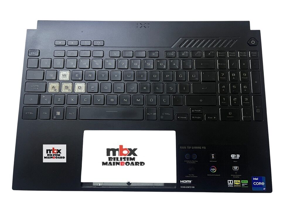 Asus TUF Gaming FA507 Orijinal Palmrest Klavye Kasa Üst Kasa