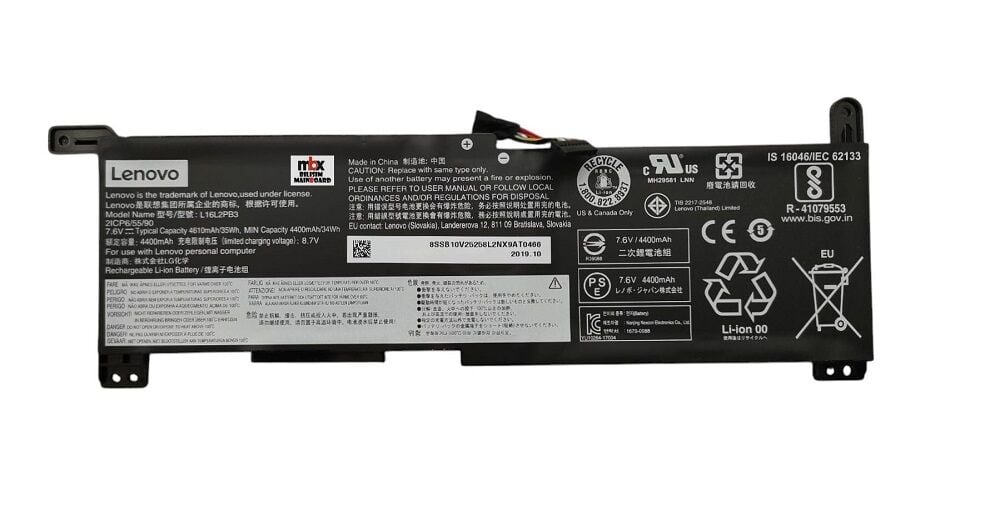Lenovo ideapad Slim 1-11AST-05 81VR Orijinal Batarya Pili L16L2PB3