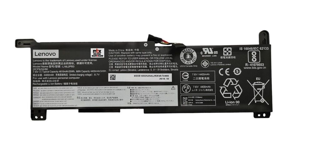 Lenovo ideapad Slim 1-11AST-05 81VR Orijinal Batarya Pili L16L2PB3