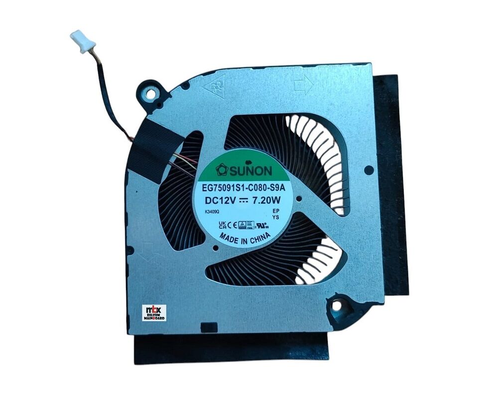 ACER Nitro 5 AN515-58 AN16-41 AN16-51 Orijinal Soğutucu GPU  Fan 4 PIN EG75091S1-C080-S9A K3409Q DC280010VS0