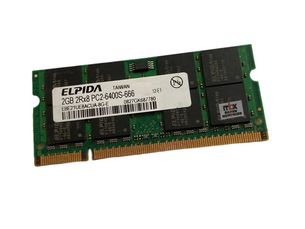 Elpida Ddr2 2gb Notebook Ram 2Rx8 PC2-6400S-666