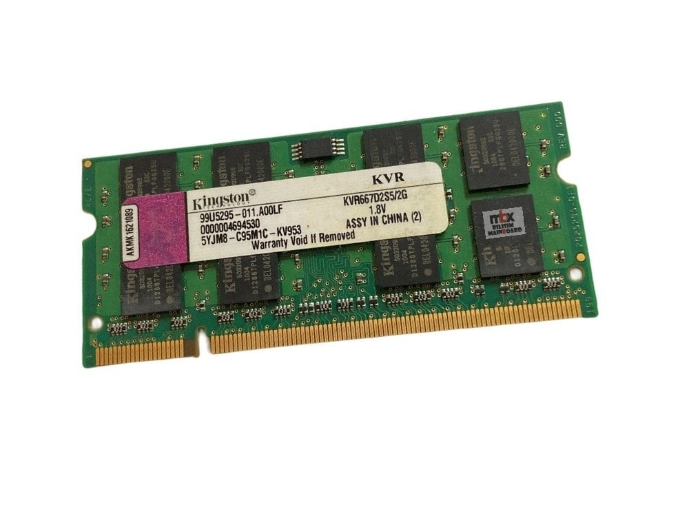 Kingston Ddr2 2gb Notebook Ram KVR667D2S5 2G 1.8V