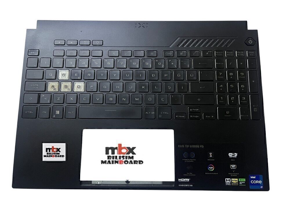 ASUS TUF Gaming F15 FX507 Orijinal Palmrest FX507 Klavye Kasa Üst Kasa
