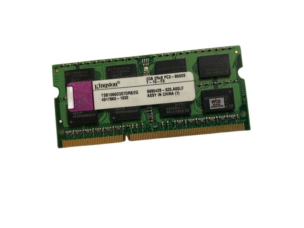 Kingston Ddr3 2Gb Notebook Ram PC3-8500S 4917860-1030