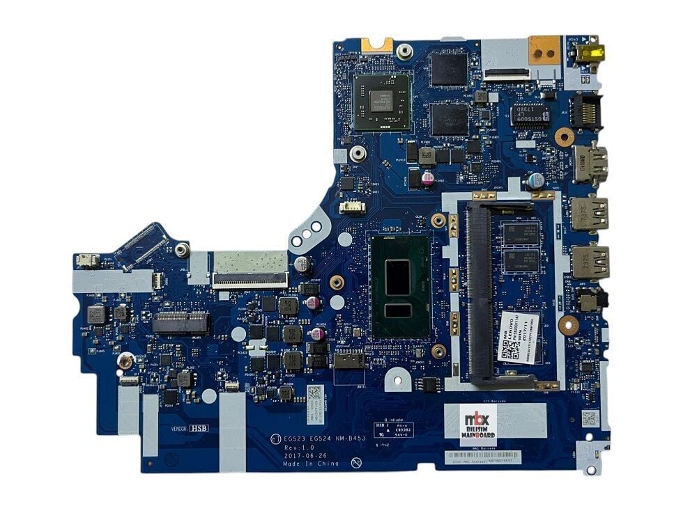 Lenovo IdeaPad 520-15IKB Anakart EG523 EG524 NM-B453 SR3LA i5-8250U